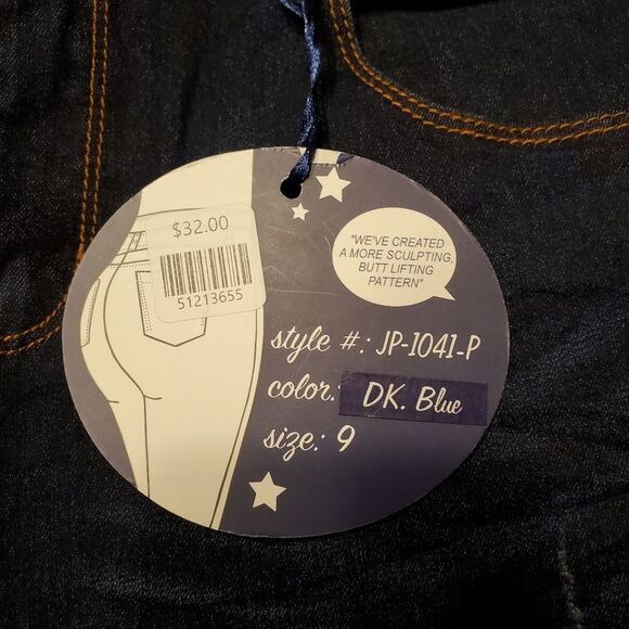 Blue Age Butt Lifting Dark Denim Jeans Size 9 - Picture 5 of 13